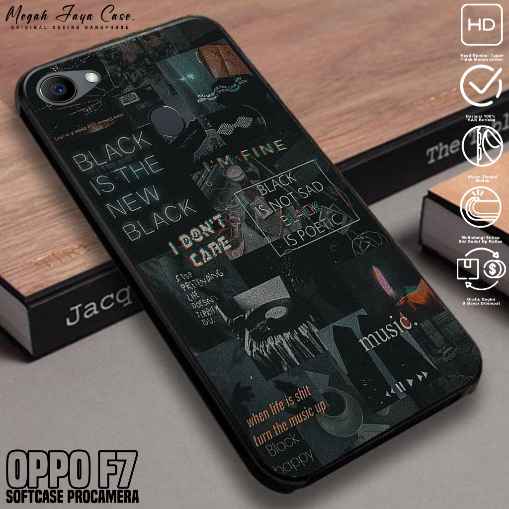 Case OPPO F7 - Softcase Hp OPPO F7 Motif AESTH - Casing Hp Oppo F7 -  Silikon Hp Oppo F7 - Kondom Hp