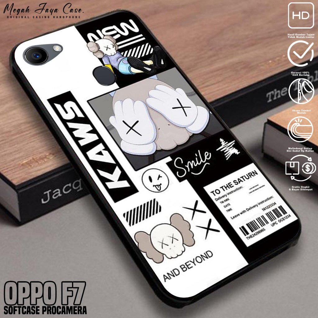 Case OPPO F7 - Softcase Hp OPPO F7 Motif AES - Casing Hp Oppo F7 -  Silikon Hp Oppo F7 - Kondom Hp O