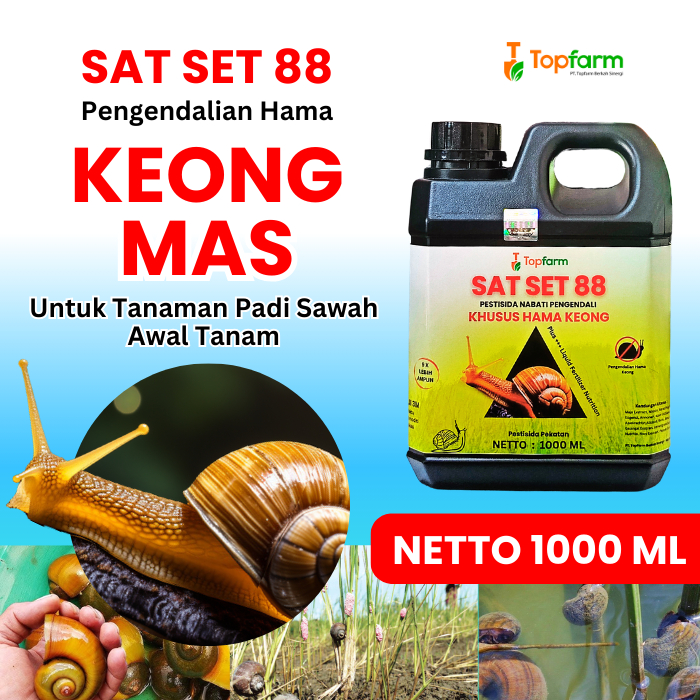 Pestisida Topfarm / Pestisida Pembasmi Keong Sawah / Pestisida Pembasmi Keong / Obat Pembasmi Keong 