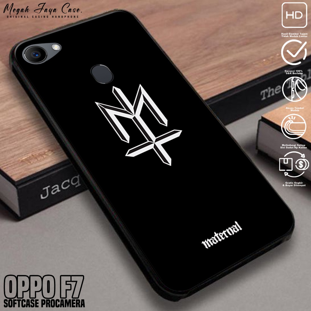 Case OPPO F7 - Softcase Hp OPPO F7 Motif MTRNL - Casing Hp Oppo F7 -  Silikon Hp Oppo F7 - Kondom Hp