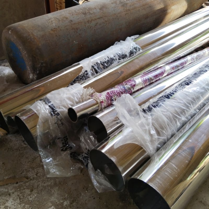 PIPA STAINLESS 4 inch tebal 1,2MM