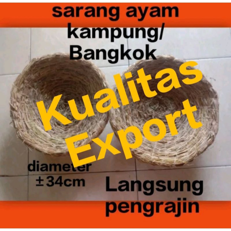 PENGRAJIN SARANG AYAM KAMPUNG/BANGKOK