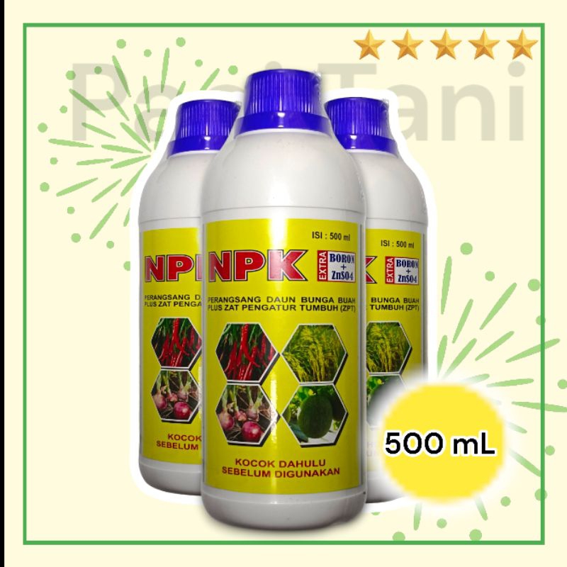 NPK Plus Boron Zinc 500ml (NPK Ekstra Boron + ZnSO4) Pupuk Cair Termurah