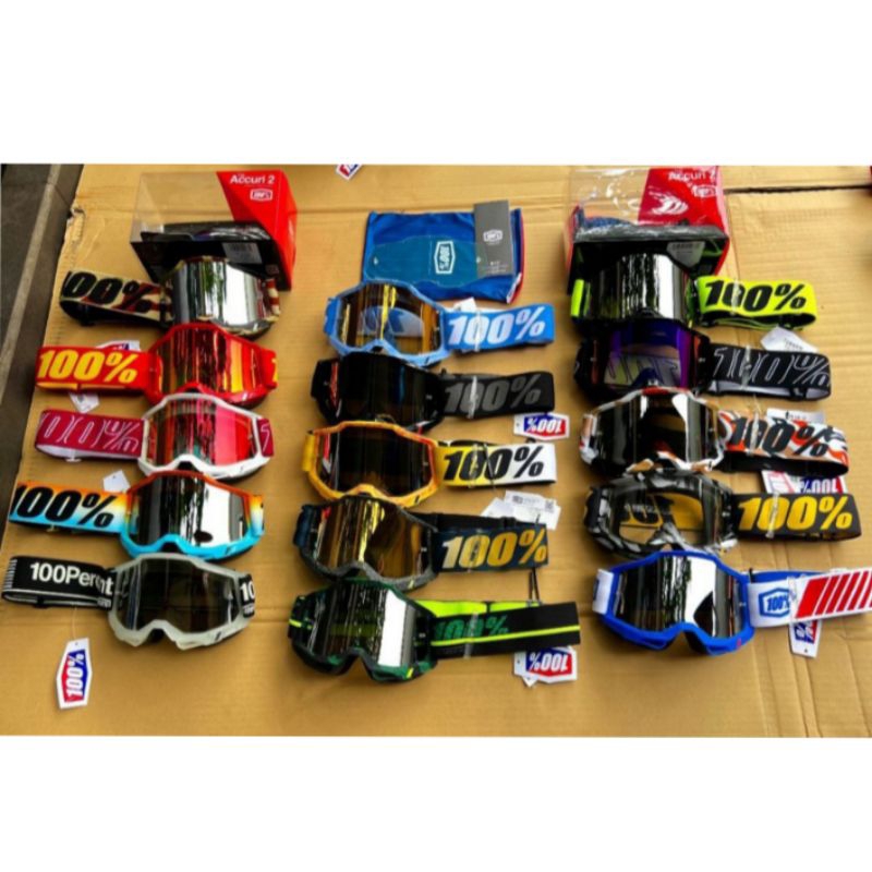 GOGGLE 100% PERCENT ACCURI 2  KACAMATA 100% ACCURI 2 ORIGINAL