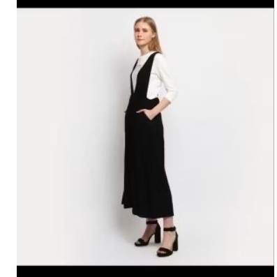 overall dress katun rayon C2 outfiter | overall maxi skirt