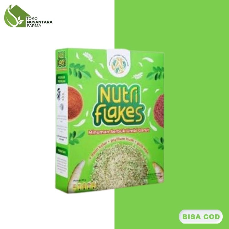 

( Terlaris ) Nutri Flakes Sereal Umbi Garut - Nutriflakes Ampuh Mengatasi Asam Lambung Gerd Maag Paket 1 BOX