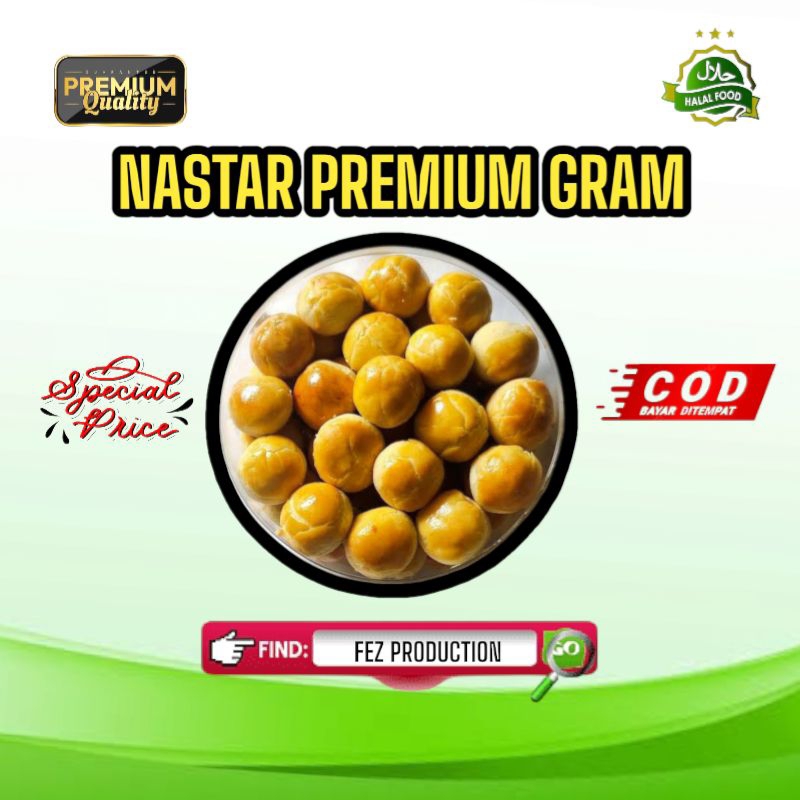 

NASTAR PREMIUM NANAS 250 - 500 GRAM ( KUE LEBARAN HARI RAYA )