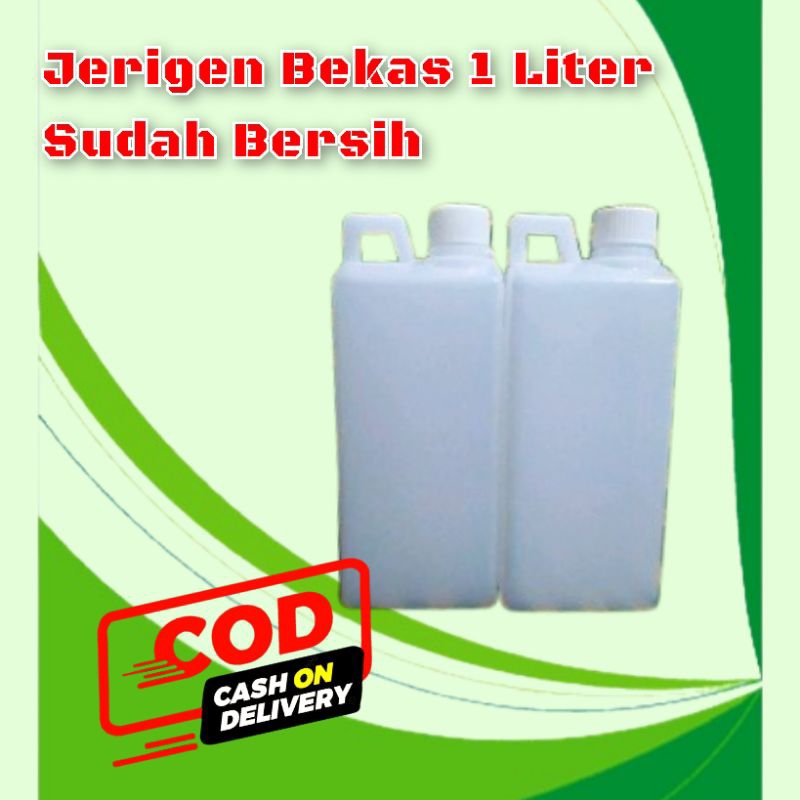 Jerigen 1 Liter Bekas Sudah Bersih