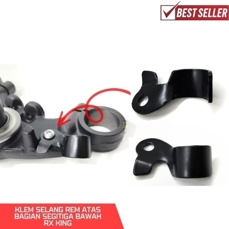 KLEM BREKET SELANG REM DEPAN RX KING