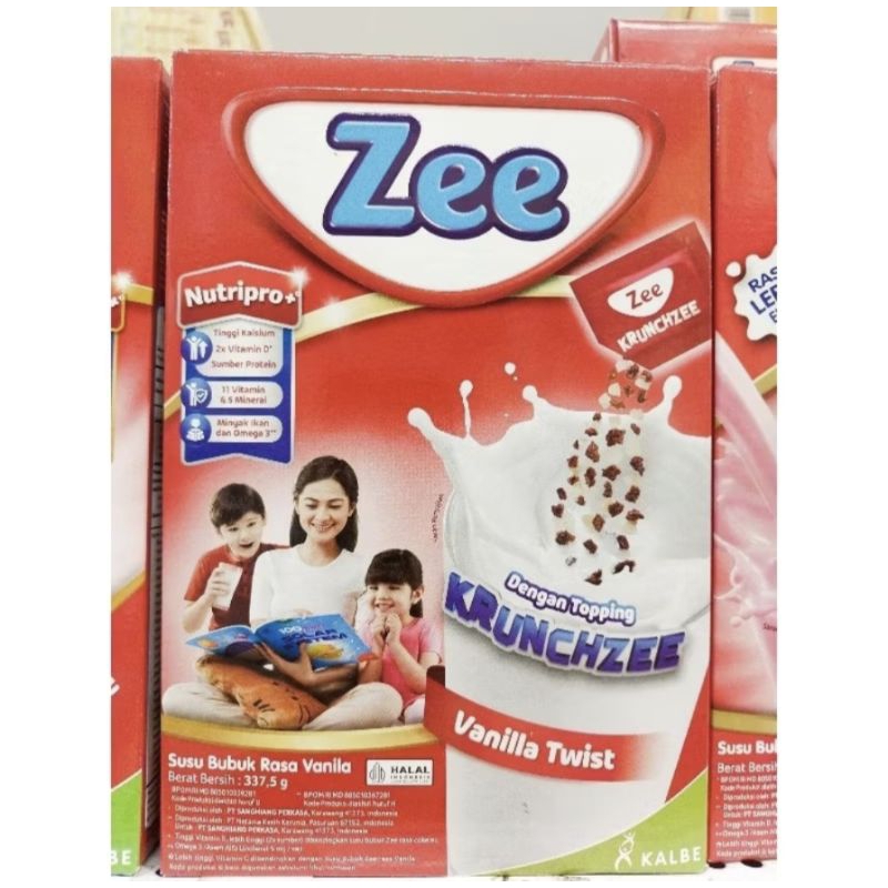 

340gr Zee Susu Bubuk Anak dan Dewasa rasa vanila strawberry coklat