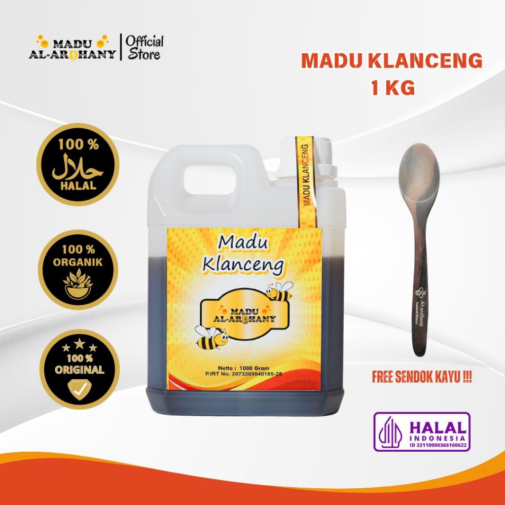 

AL- ARDHANY - Madu Klanceng 100% Murni ( Trigona ) Natural Raw Honey 1 Kg