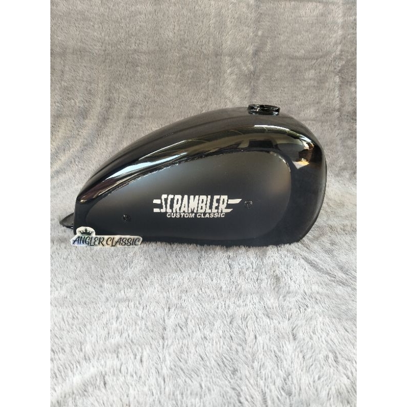 Tangki cat custom tangki motor japstyle bober Bratcafe Bratstyle Scrambler Caferacer Tiger Scorpio B