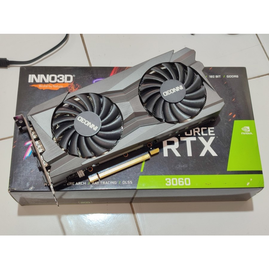 VGA INNO3D GEFORCE RTX 3060 Twin X2 DUAL FAN OC 12GB GDDR6 NON LHR