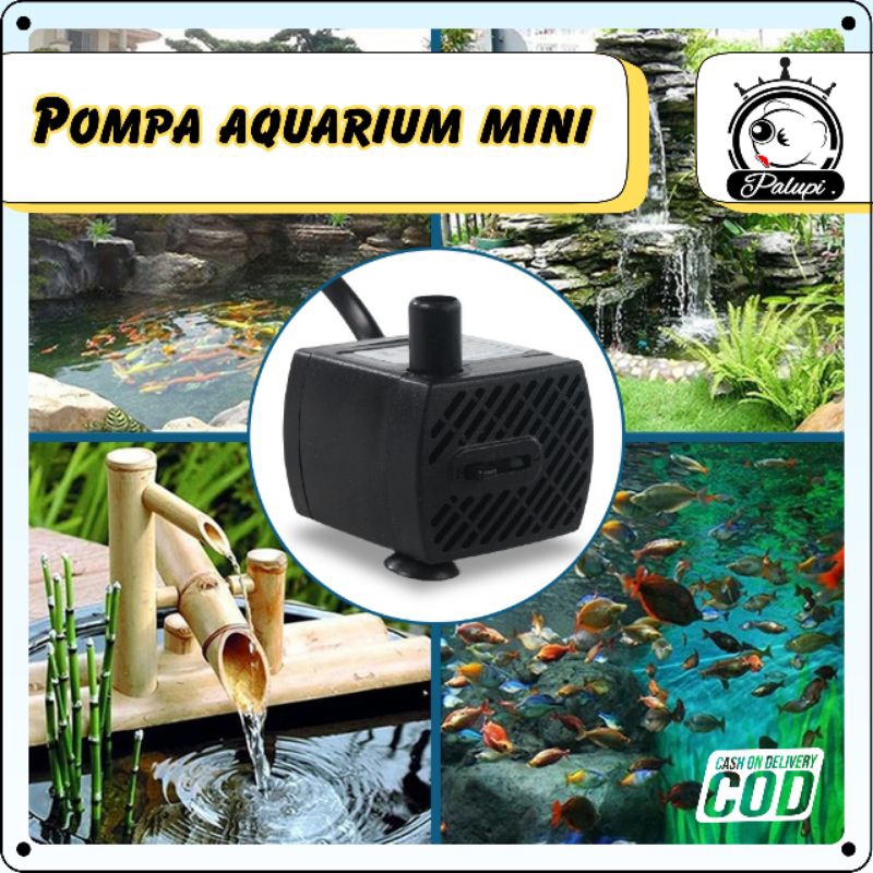 Livvicstore Pompa Mini Sumbersible Pompa Mini Aquascape Filter Air Mini Pompa Kolam Mini Air Terjun