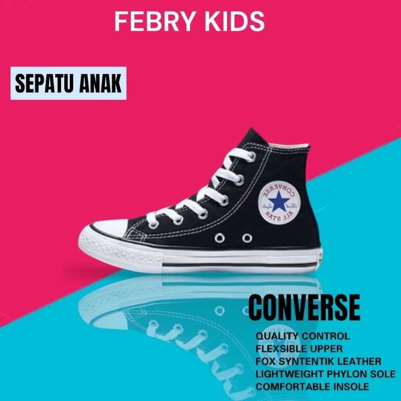 Sepatu Converse Anak Perempuan Laki Laki Sepatu Sekolah SD