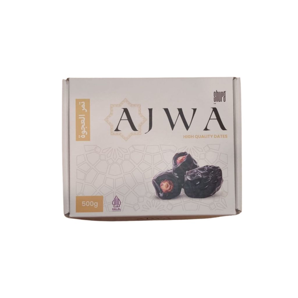 

Shura Kurma Ajwa 500gr Kurma Nabi Premium Original High Quality