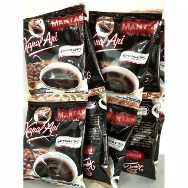 

[BISA COD] kopi kapal api MANTAP kopi+gula isi 10 sachet