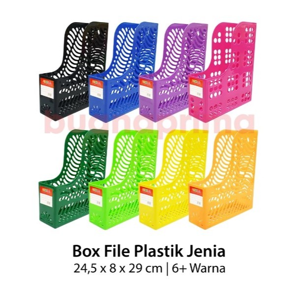 

[2PCS] FILE BOX PLASTIK JENIA FULL WARNA