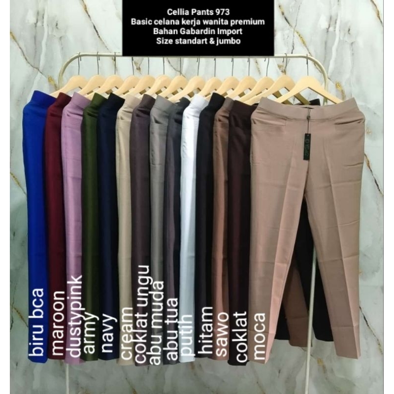 Celana kantor wanita|cellia fashion Original|Celana kerja