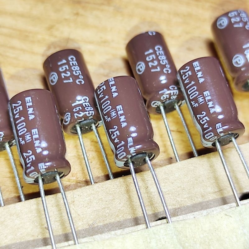 Elco 100UF 25V ELNA Original