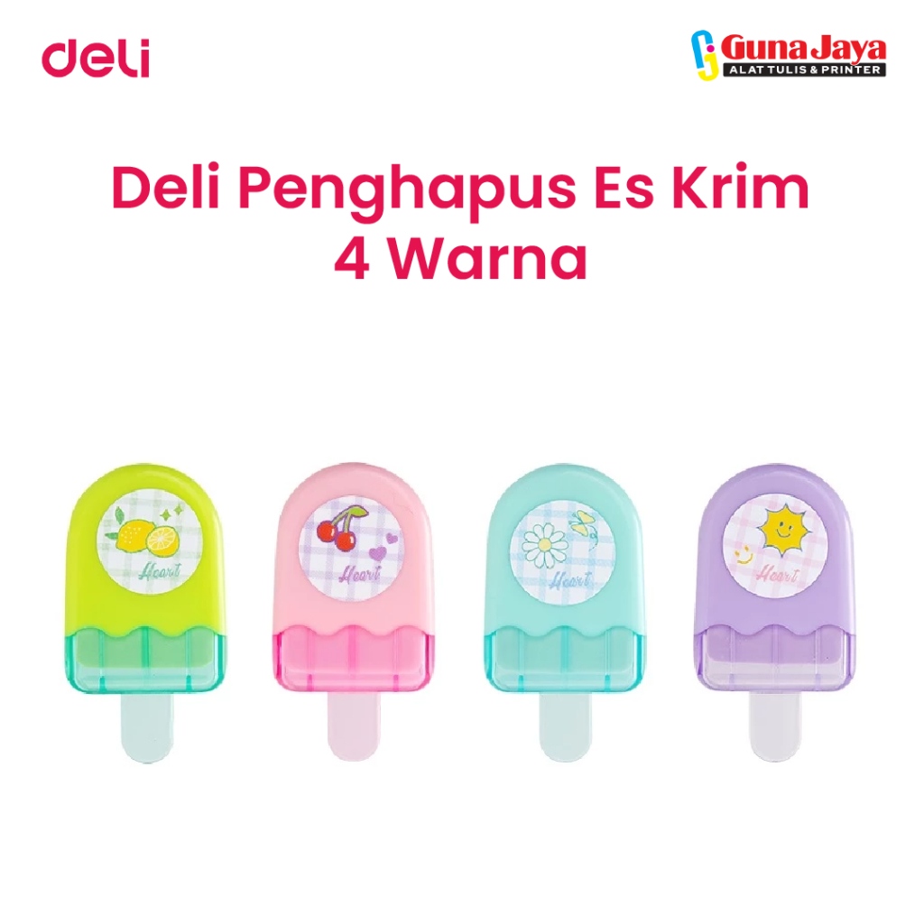 

DELI E-71122 ERASER - PENGHAPUS ICE CREAM - PENGHAPUS ES KRIM