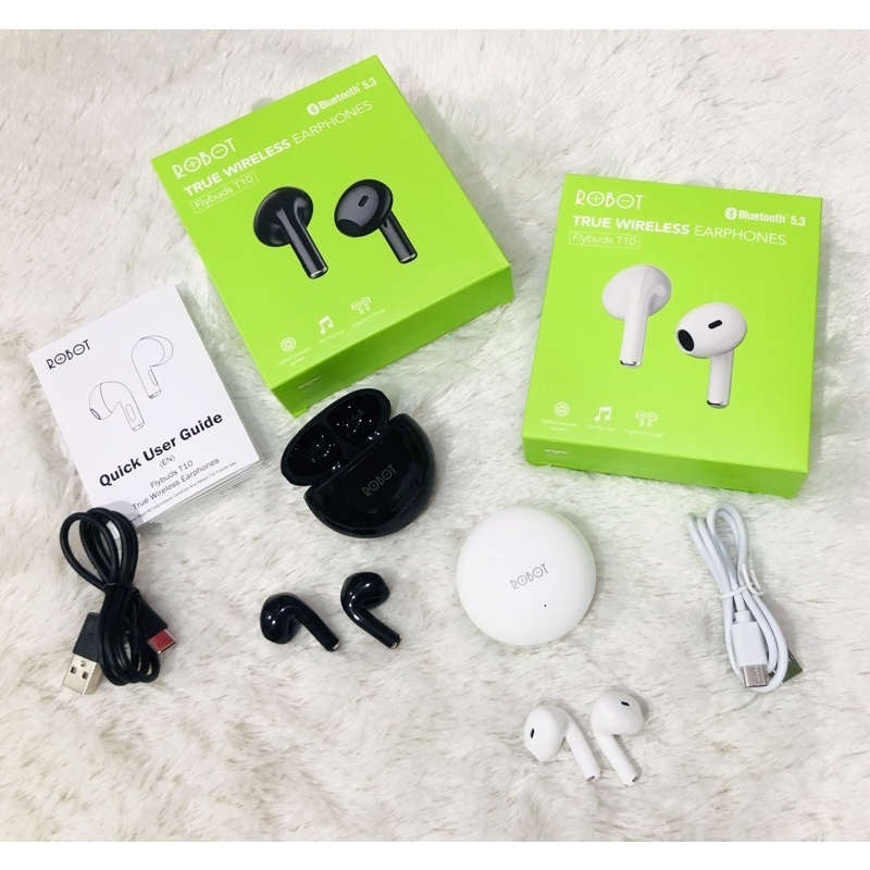 TWS ROBOT T10 FLYBUDS EARPHONE BLUETOOTH