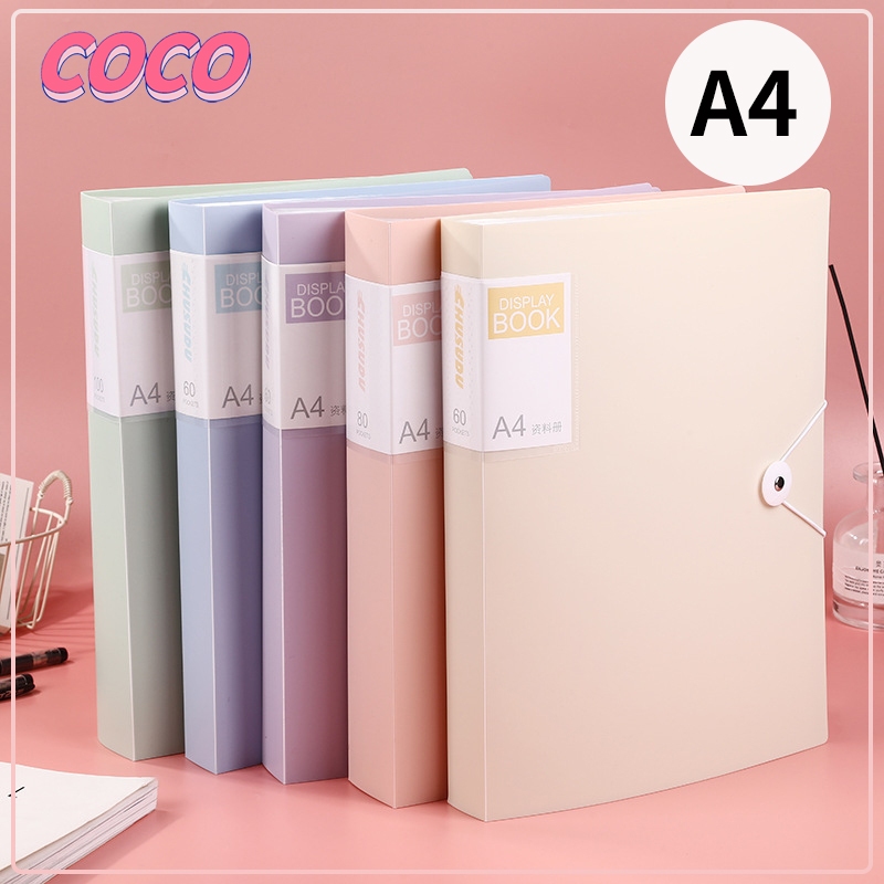 

Display Book/Map File Dokumen A4 20/30/40 Halaman Warna Pastel/File Organizer-coco_market