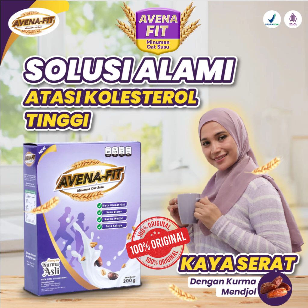 

Avena-Fit Solusi Tepat untuk Menurunkan Kolesterol dan Menjaga Kesehatan Jantung dengan Aman