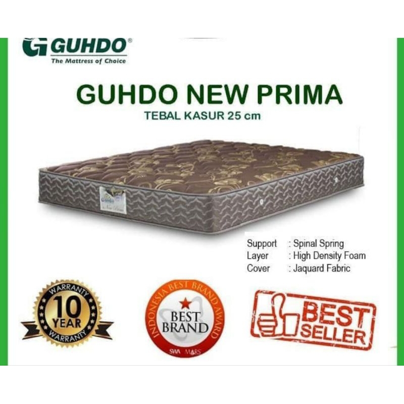 SPRINGBED GUHDO NEW PRIMA PREMIUM QUALITY / KASUR SPRING BED GUHDO 180X200 / KASUR SPRINGBED GUHDO U