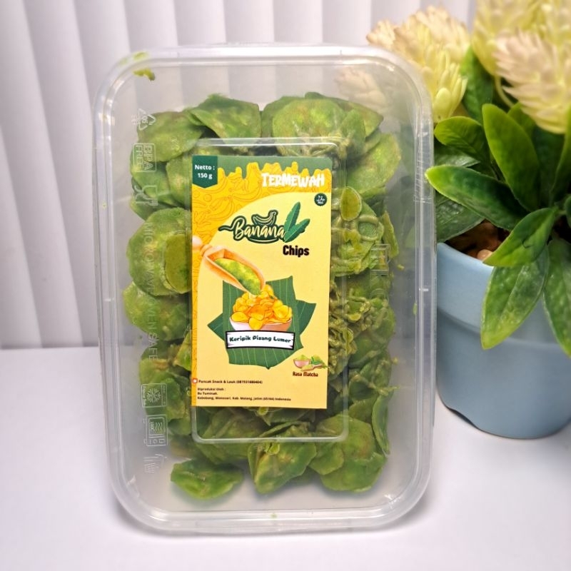 

Keripik Pisang Lumer Matcha