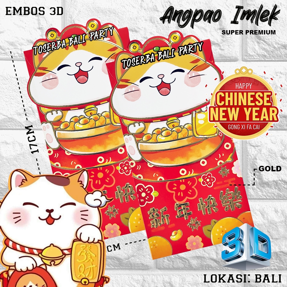 

KERTAS ANGPAO IMLEK LUCKY CAT 5 SUPER PREMIUM