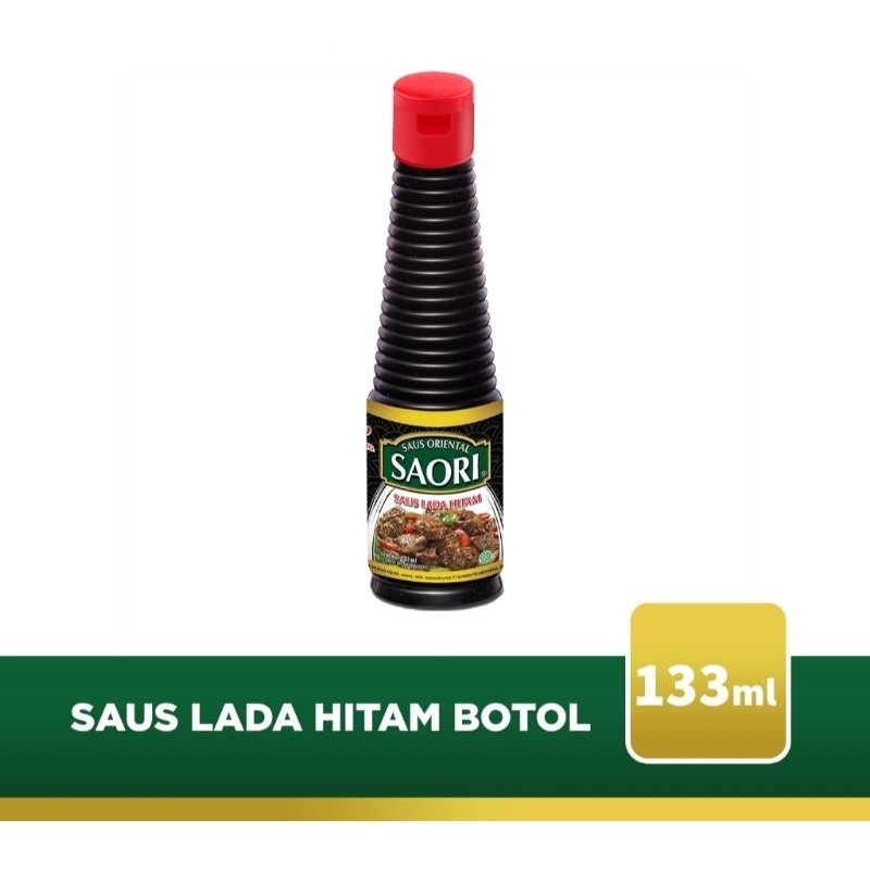 

saori saus teriyaki dan lada hitam 135 ml