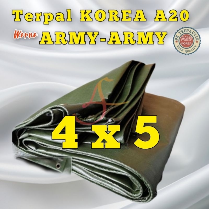 terpal Korea A20 4x5  terpal lembaran terpal tenda terpal plastik terpal UV