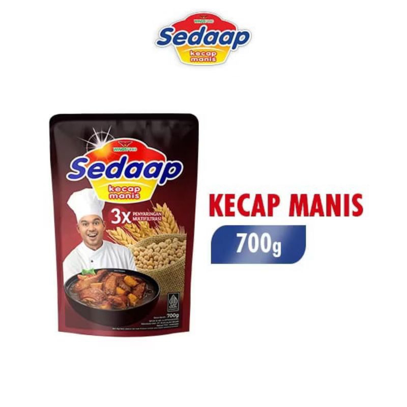 

Sedaap Kecap Manis 700 gr kemasan pouch