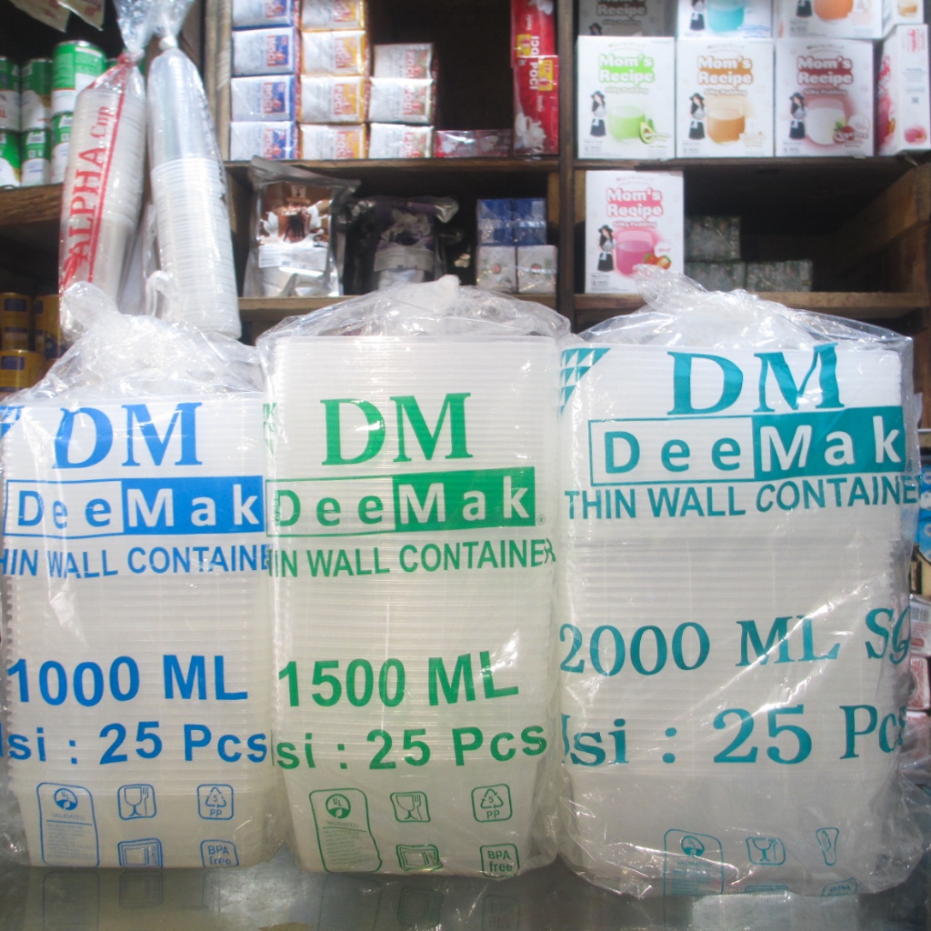 THINWALL DM KOTAK MAKAN PLASTIK PERSEGI SQ