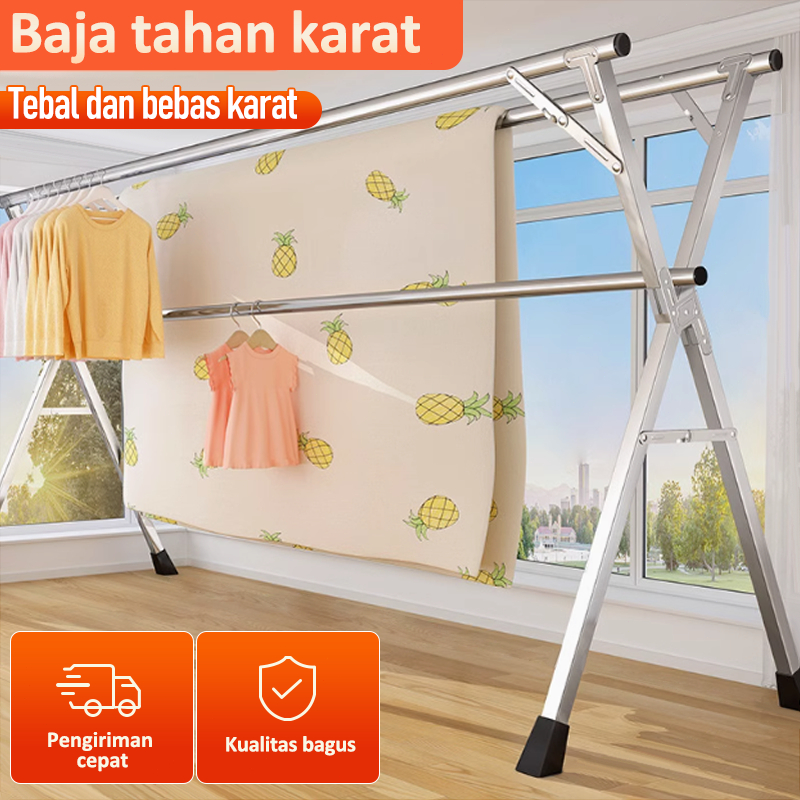 Jemuran Baju Stainless Steel/Jemuran Baju Lipat /Jemuran Baju Lipat Stainless Steel/Jemuran