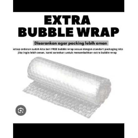

TAMBAHAN BABEL WRAP BUBLE WRAP UNTUK KEAMANAN PACKING
