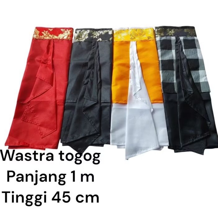 wastra togog /wastra patung panjang 1 meter tinggi 45 cm ,kain India dan kain peles