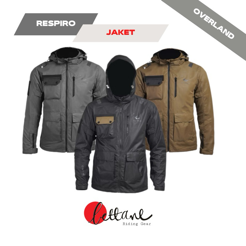 Jaket Motor Touring Adventure OVERLAND - Respiro Jaket Windproof