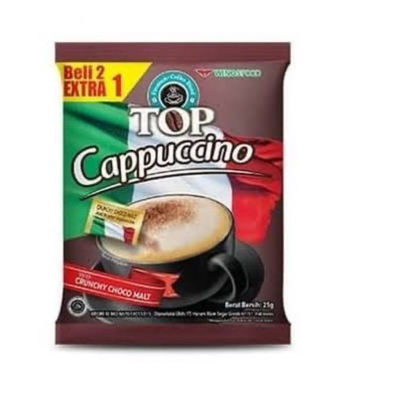 

Top Cappucino / 1 Renceng / 10 + 5 Pcs