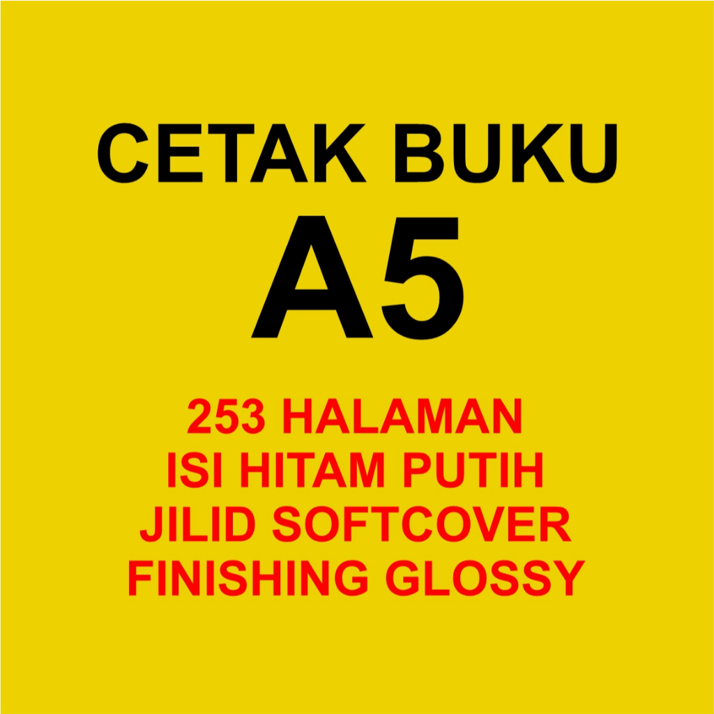 

CETAK BUKU A5 - JILID SOFTCOVER LEM PANAS