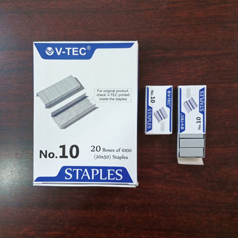 

STAPLES / ANAK HEKTER V-TEC No.10 (1 Kotak Kecil)