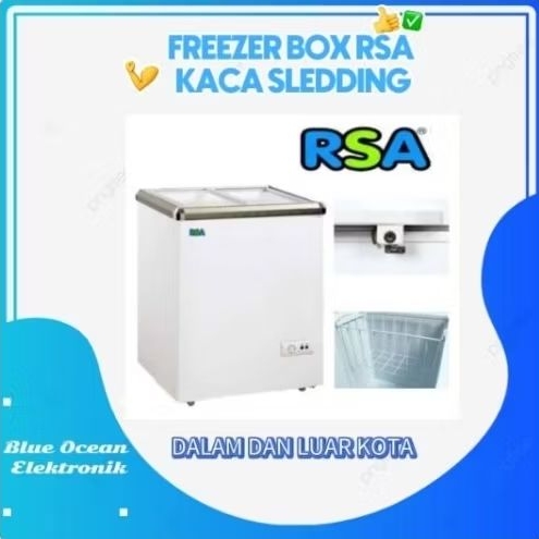RSA Freezer Box Kaca Sledding