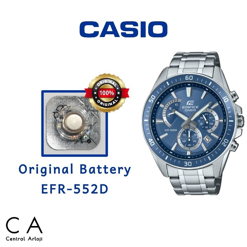 Baterai Jam Tangan Casio EFR-552D Original
