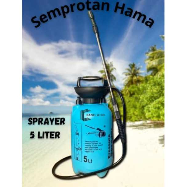 CANEL & CO Tangki sprayer manual 5 liter Alat Semprot Hama penyemprot Tanaman Kebun Disinfektan