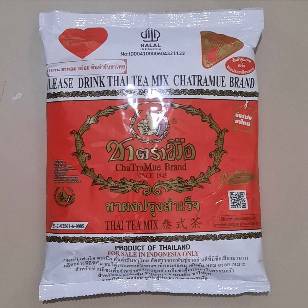 

Cha tra mue thai tea / chatramue thai tea / Thailand Tea / Teh Thailand 400g