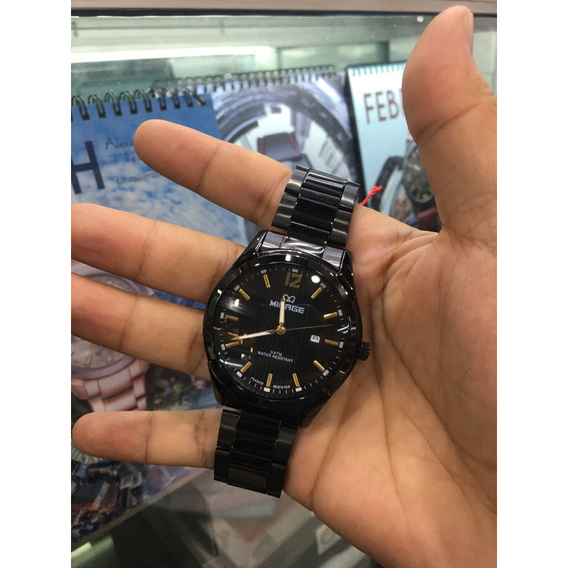 Jam Tangan mirage 7570 Pria original