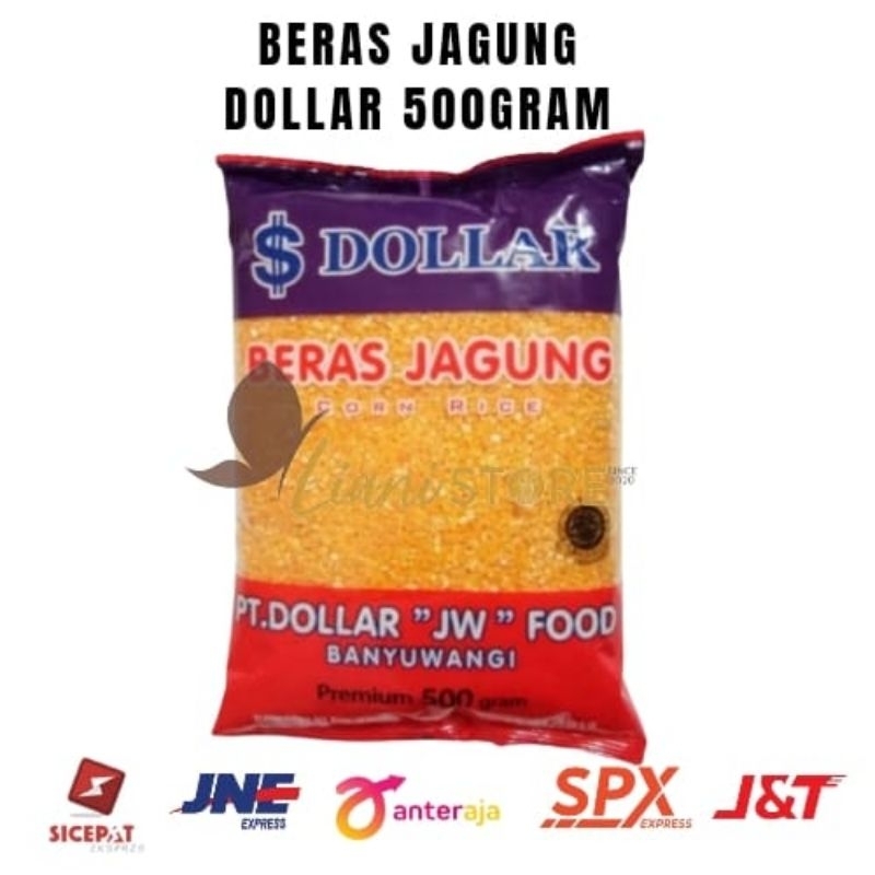 

Beras Jagung Dollar 500gram (paket 4pcs)