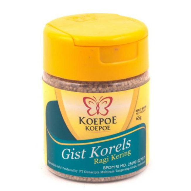 

Koepoe Koepoe Gist Korels 65gr