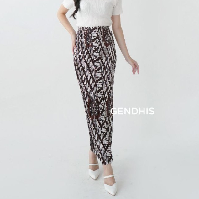 Gendhis - Rok Batik Plisket /Rok Kondangan/Wiru Parang Garuda